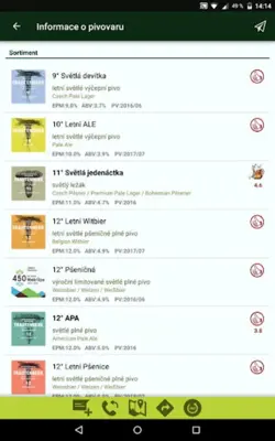 Czech breweries android App screenshot 1